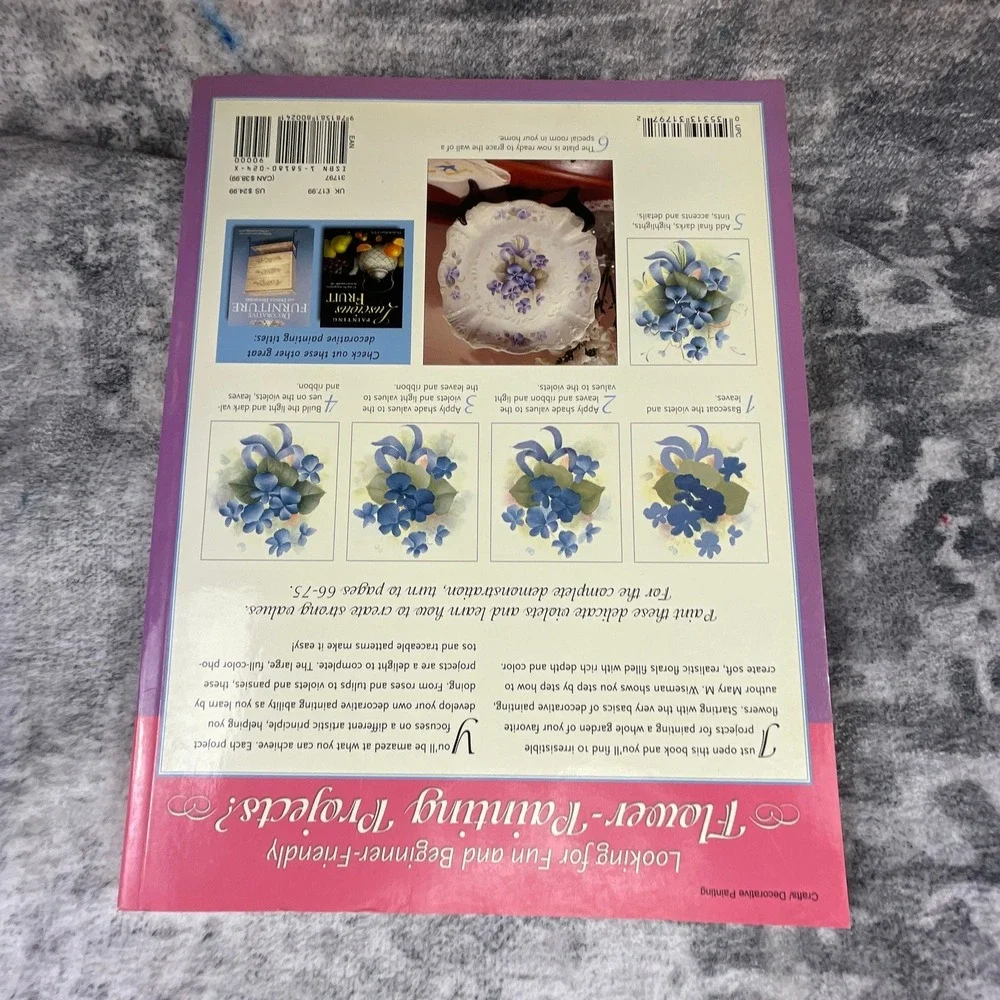 Mary‎ M. Wiseman Painting Your Favorite Flowers Step By Step Decorative Art Book